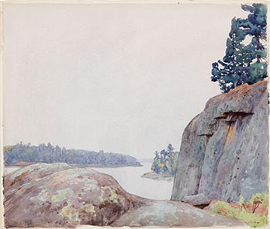 Walter Joseph (W.J.) Phillips (1884-1963) - Cliff Landscape