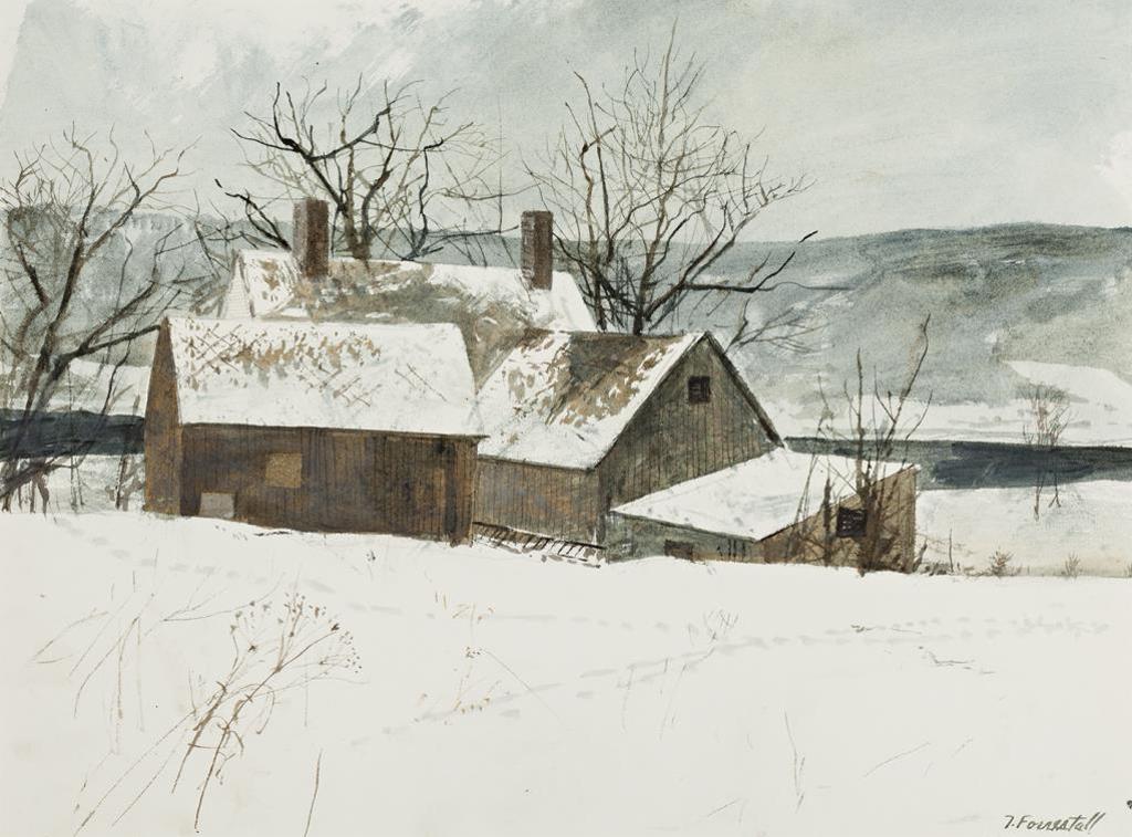 Tom Forrestall (1936) - My Summer Studio in Winter