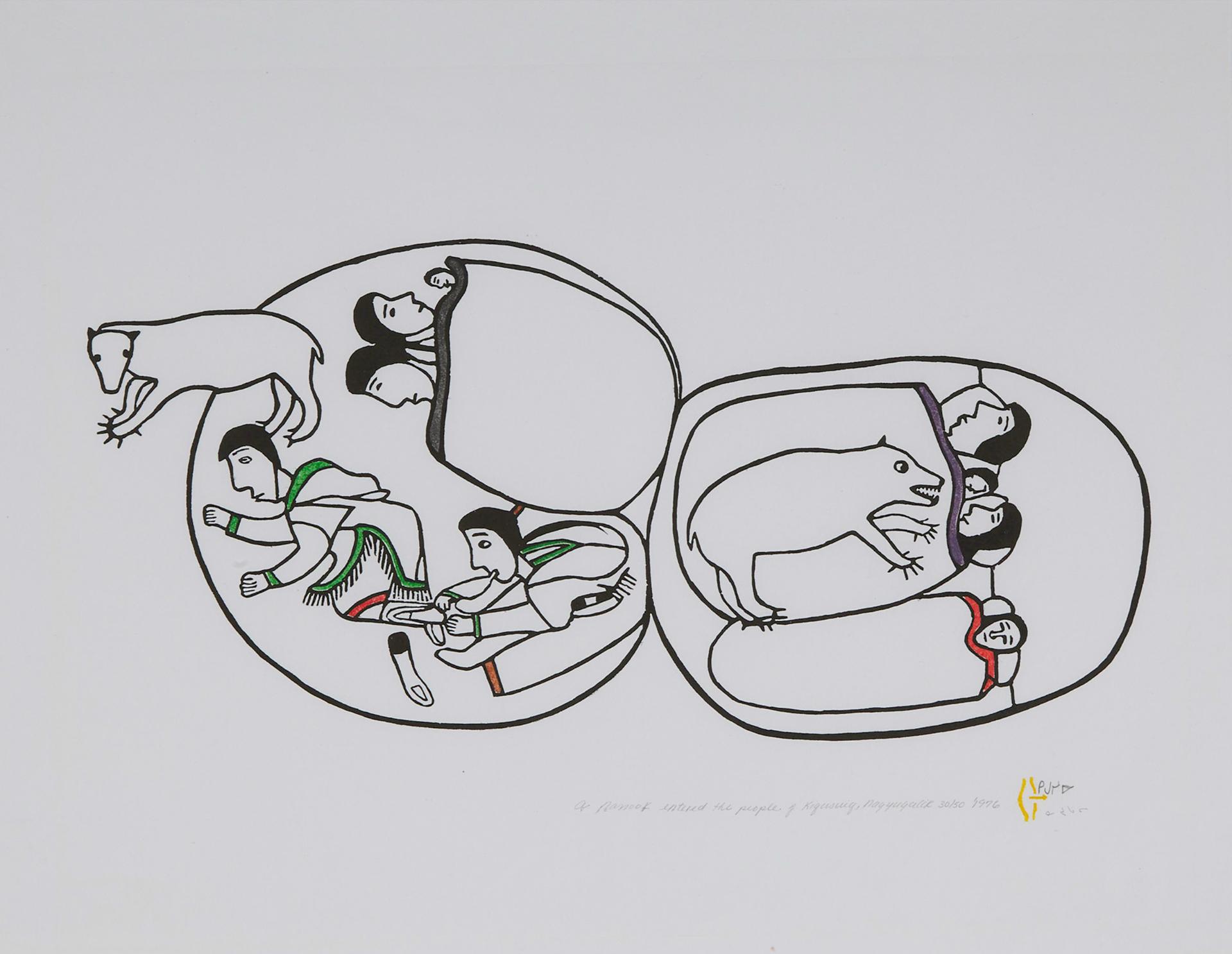 Janet Kigusiuq (1926-2005) - A Nanook Entered The People, 1976