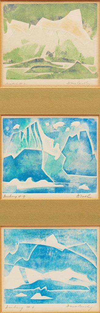 Doris Jean McCarthy (1910-2010) - Arctic #2; Iceberg #4; Iceberg #6