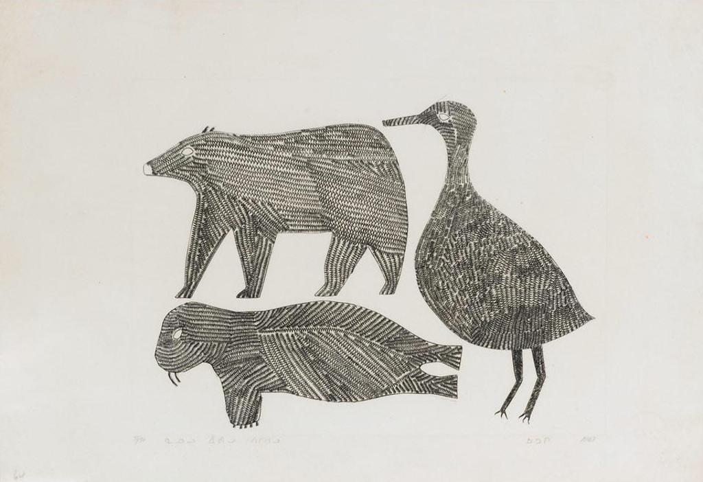 Timothy Ottochie (1904-1982) - Bear, Walrus And Duck