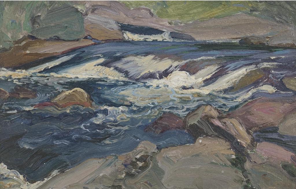 James Edward Hervey (J.E.H.) MacDonald (1873-1932) - Thomson's Rapids, Magnetawan River