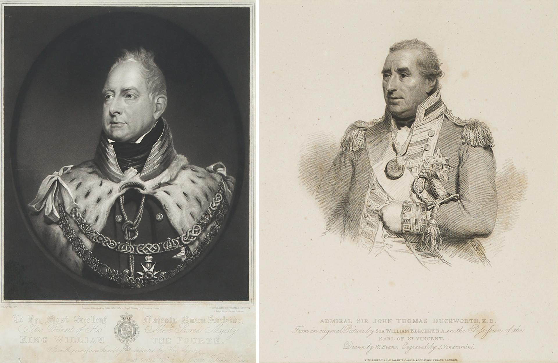 Thomas Lupton (1791) - King William The Fourth; Admiral Sir Thomas Duckworth, K.B.