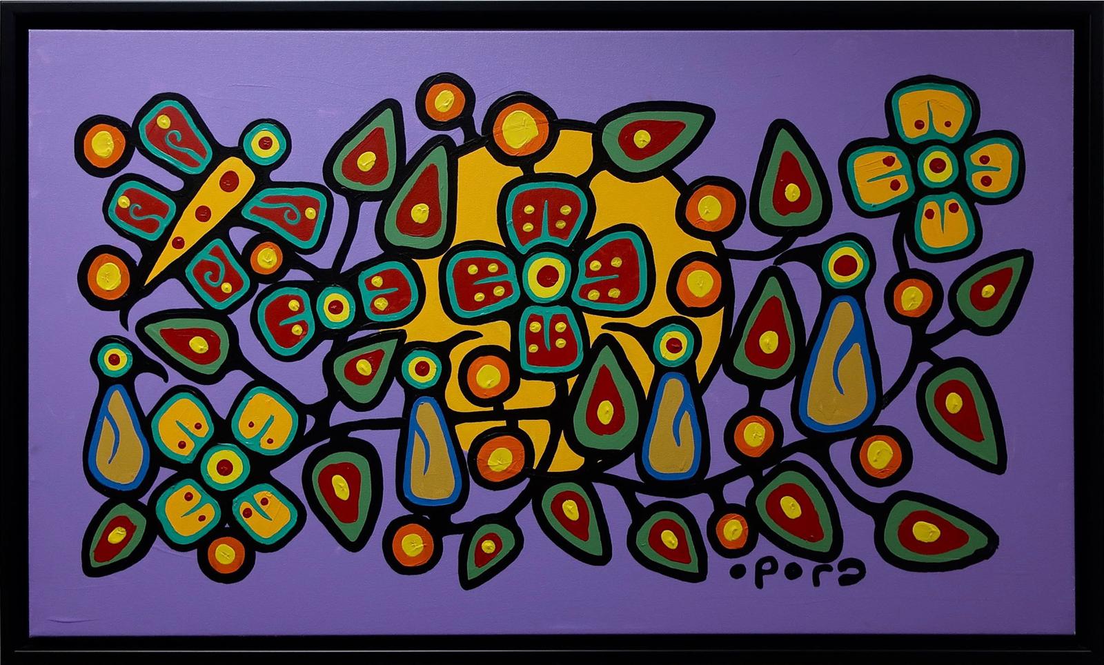 Christian Morrisseau (1969) - Oji-Cree Healing Flower Tree