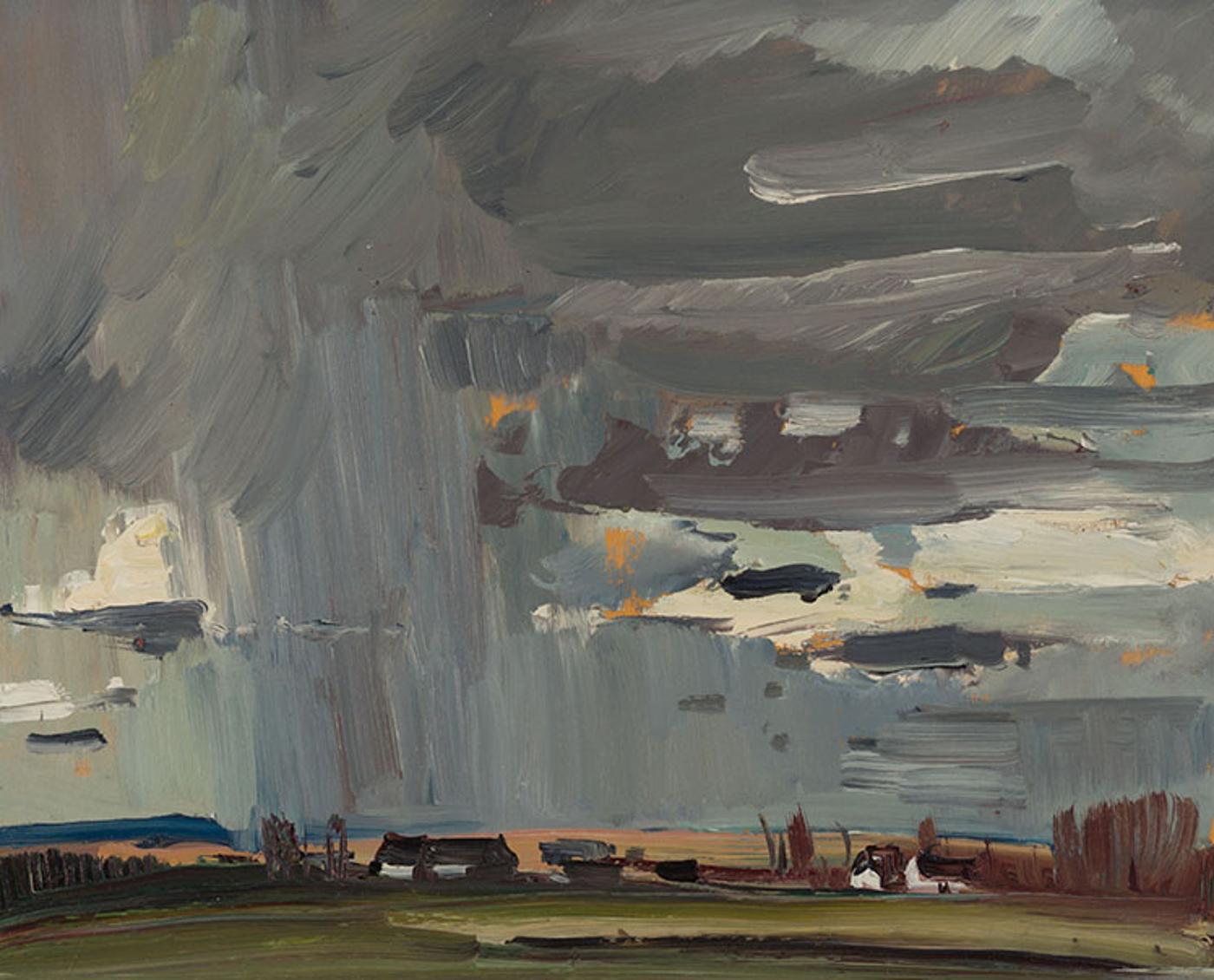 Lorne Holland George Bouchard (1913-1978) - Sky Study - Near St. Cyril - P.Q. Eastern Townships