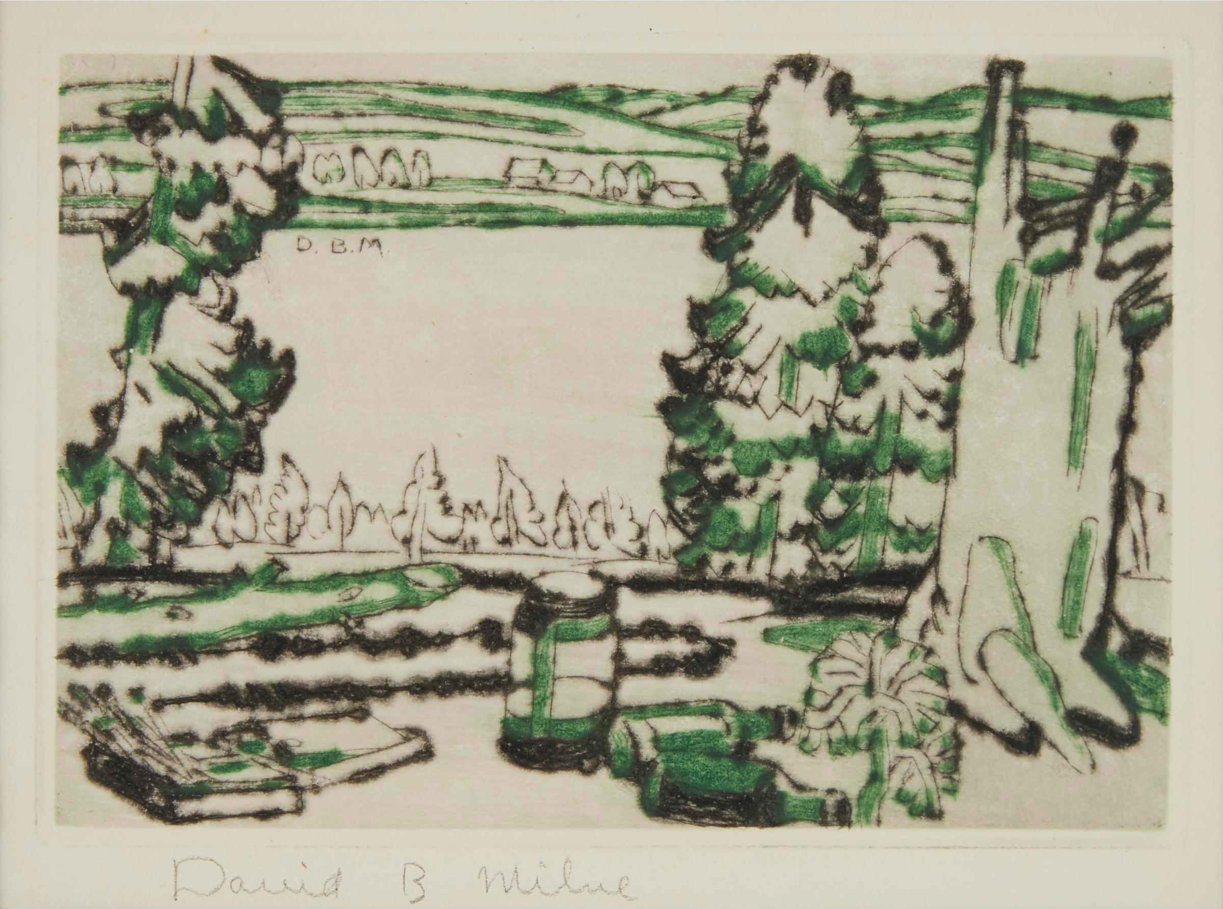 David Browne Milne (1882-1953) - Painting Place, 1930-1931