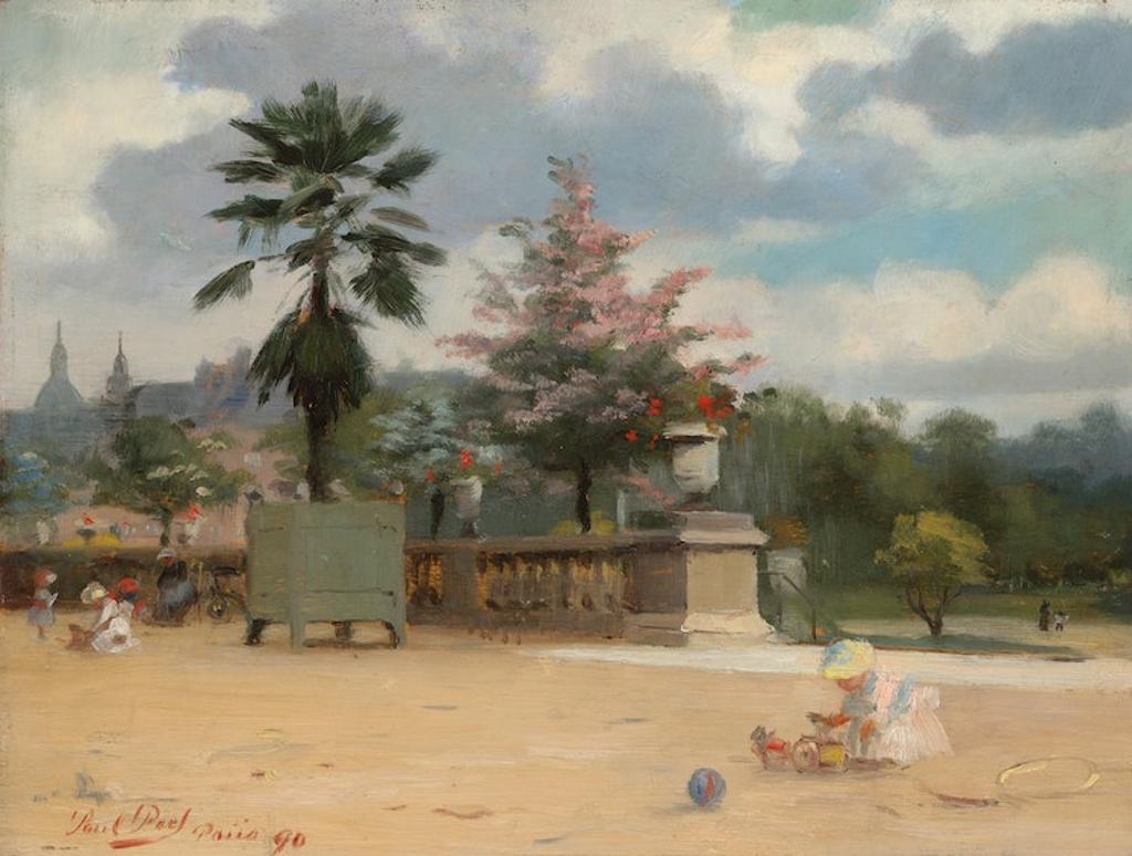 Paul Peel (1860-1892) - The Luxembourg Gardens, Paris II
