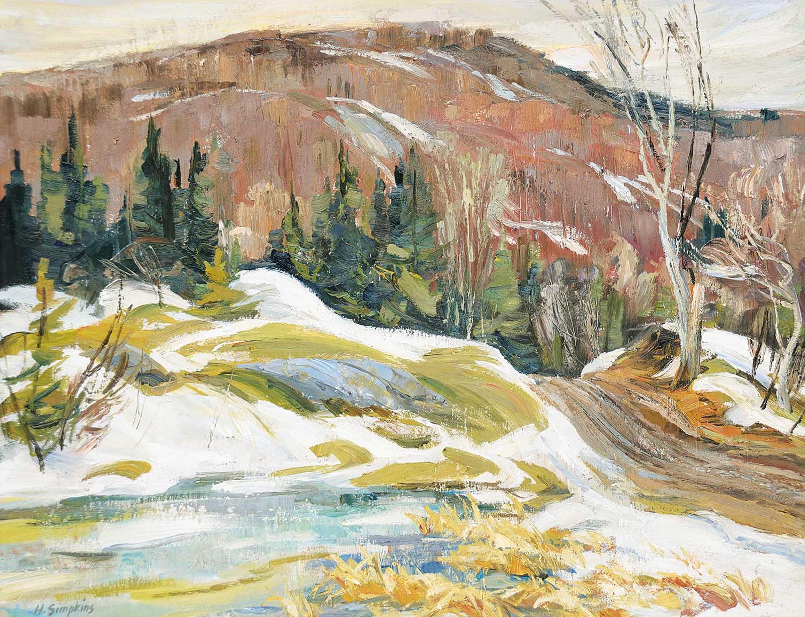 Henry John Simpkins (1906-1995) - Untitled - Winter Landscape