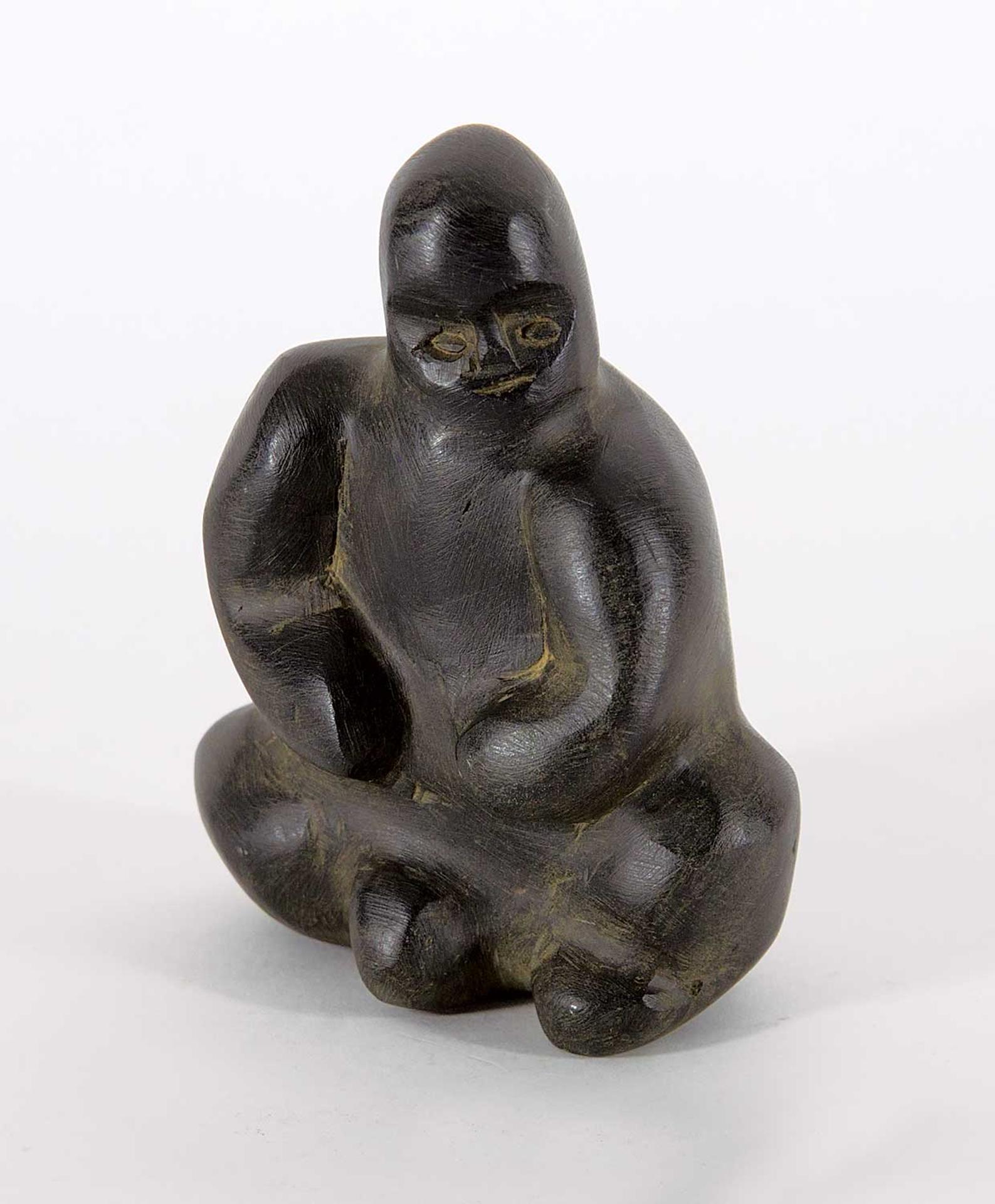 Toona Iqulik (1935-2015) - Untitled - Seated Inuk
