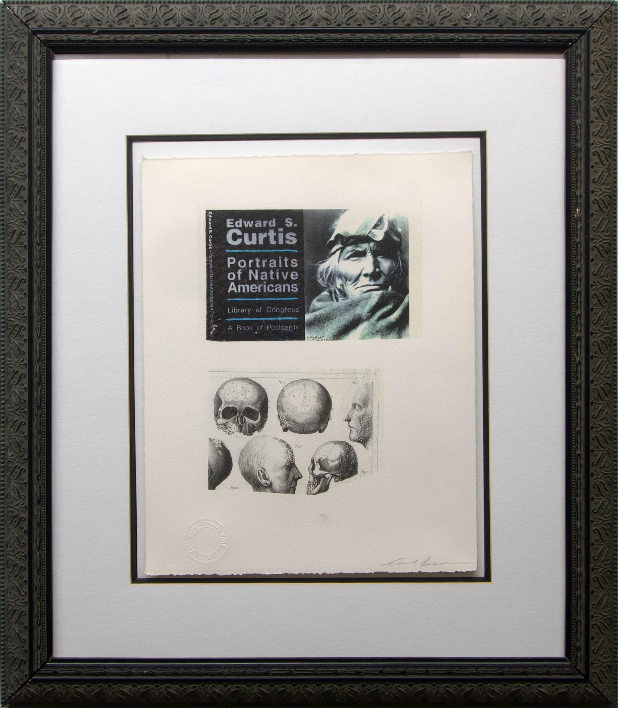 Carl Beam (1943-2005) - Edward S. Curtis - Portraits  Of Native Americans/Skulls