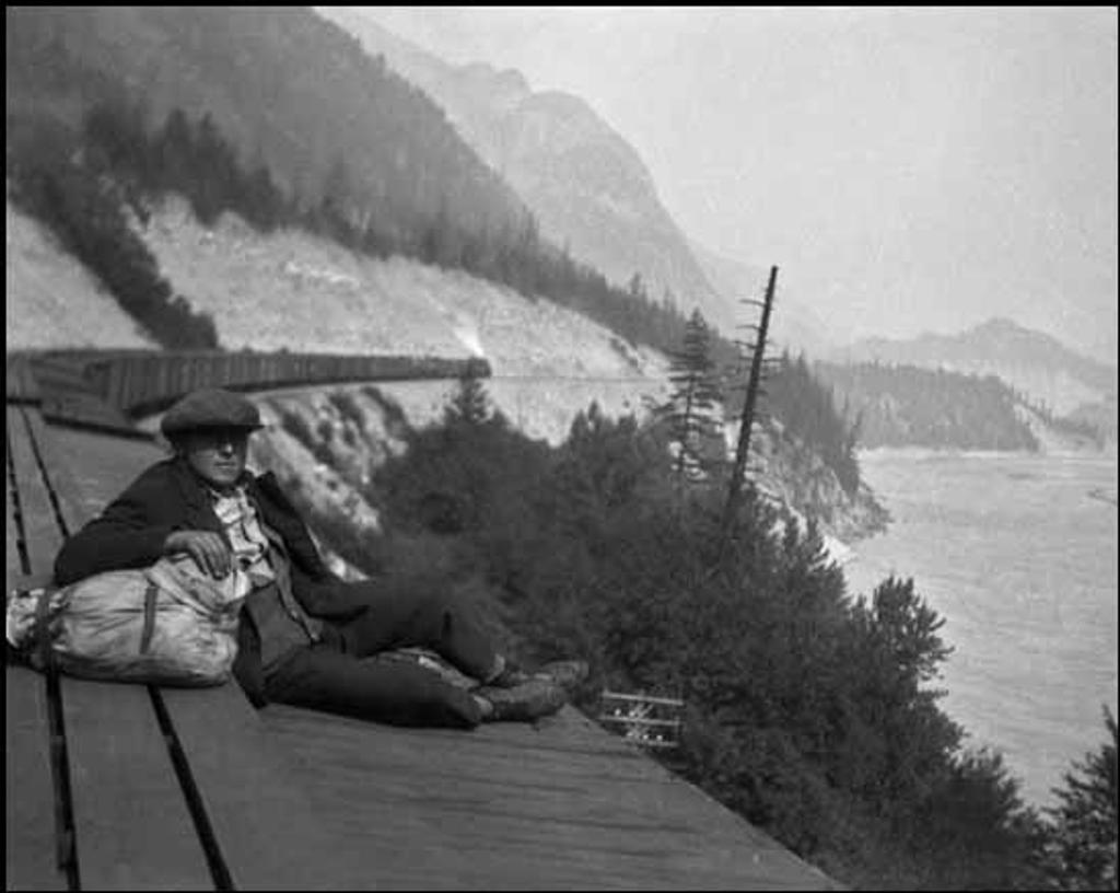 Karl Huber (1898-1985) - Boxcar Tourist (Travelers Series)