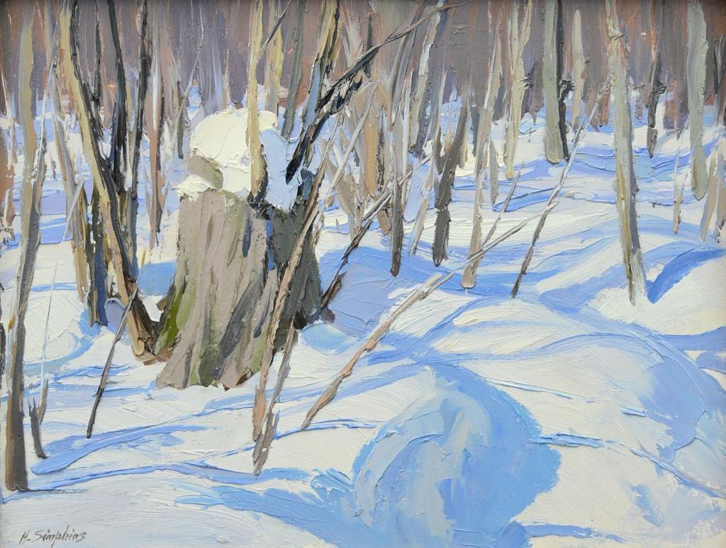 Henry John Simpkins (1906-1995) - Forest in Winter