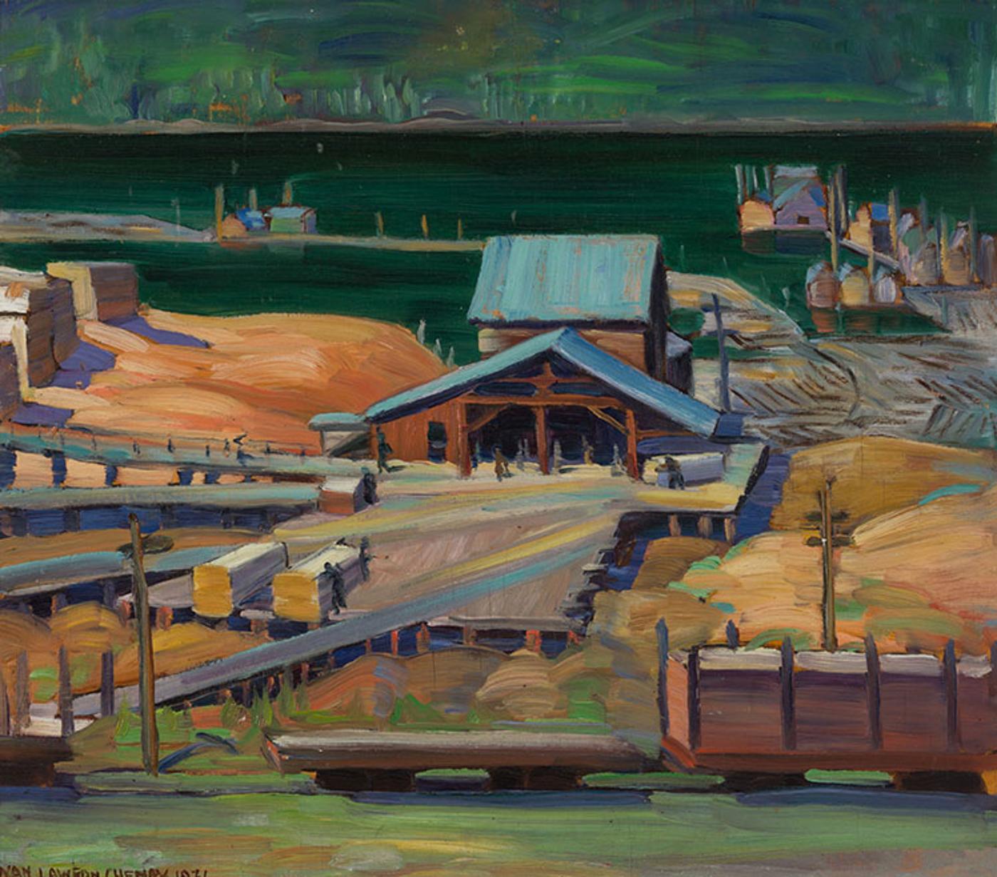 Nan (Anna Getrude Lawson) Cheney (1897-1985) - Saw Mill, Nelson B.C.