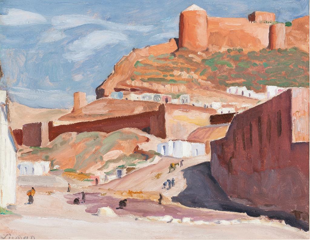 John Goodwin Lyman (1886-1967) - The Alcazaba, Almeria, Spain