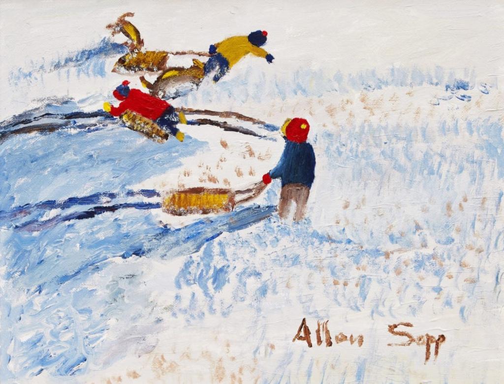 Allen Fredrick Sapp (1929-2015) - Untitled (Playing in the Snow)