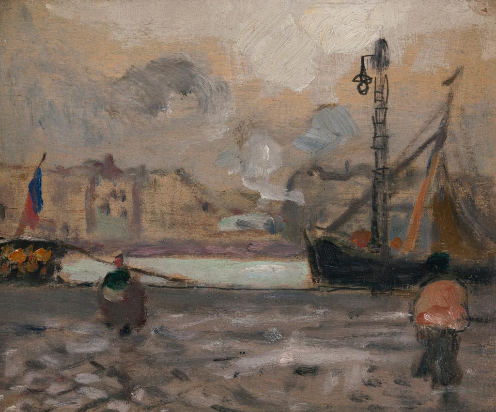 James Wilson Morrice (1865-1924) - Port Scene, France