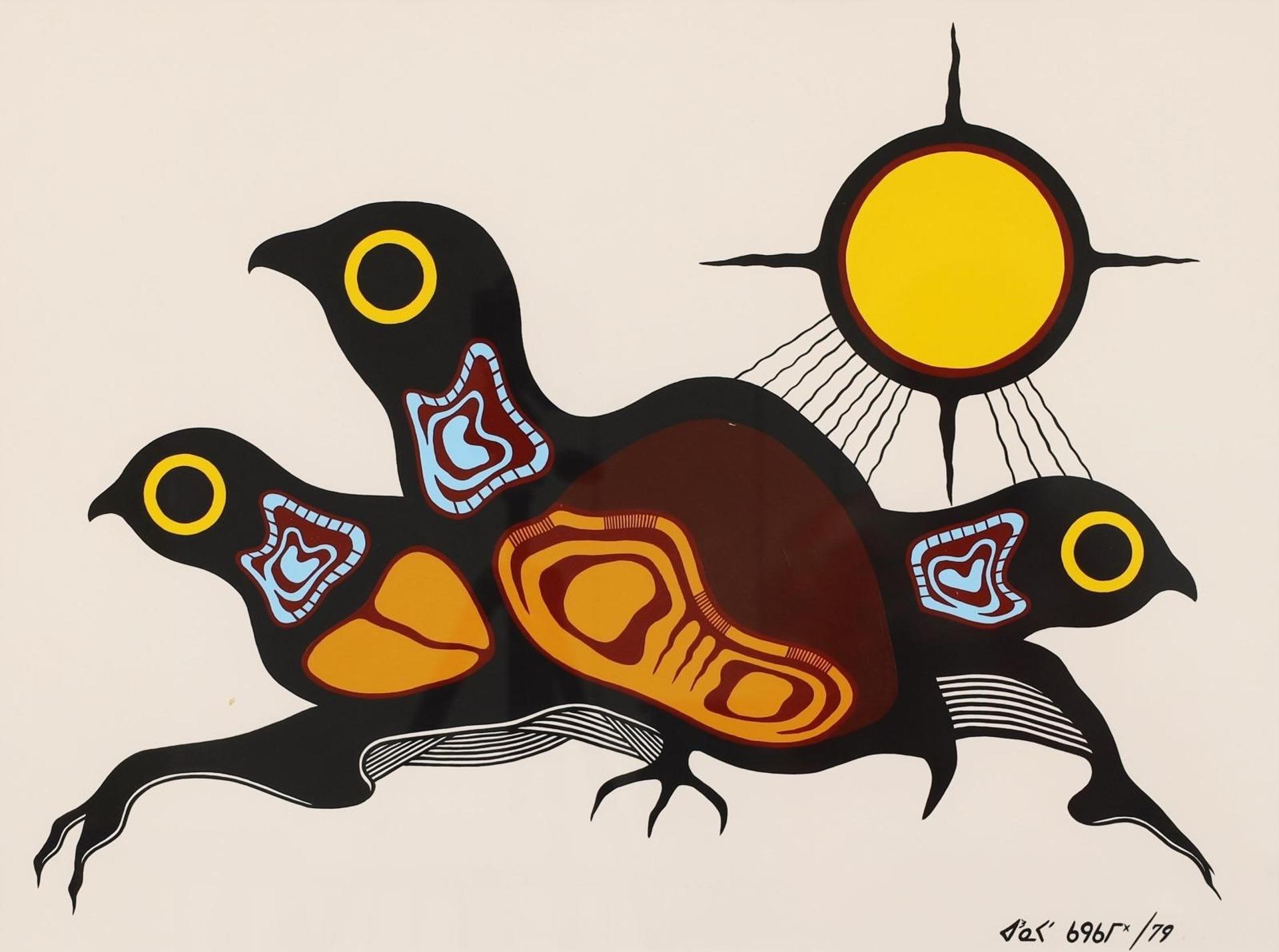 Robert Kakegamic (1944) - Three Birds; 1979