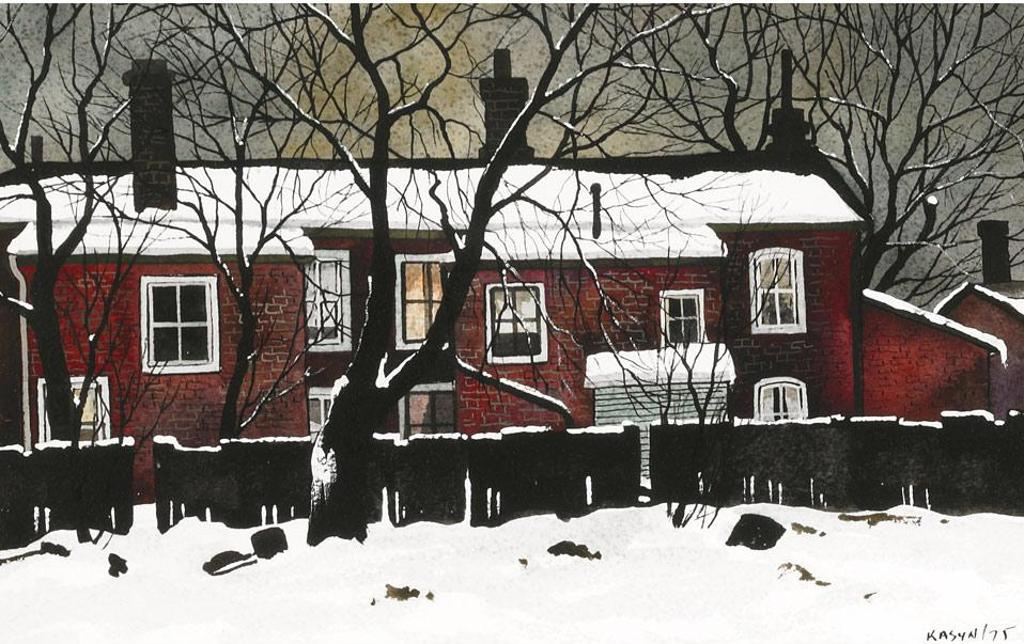 John Kasyn (1926-2008) - Dark Winter’S Day, Jarvis Street