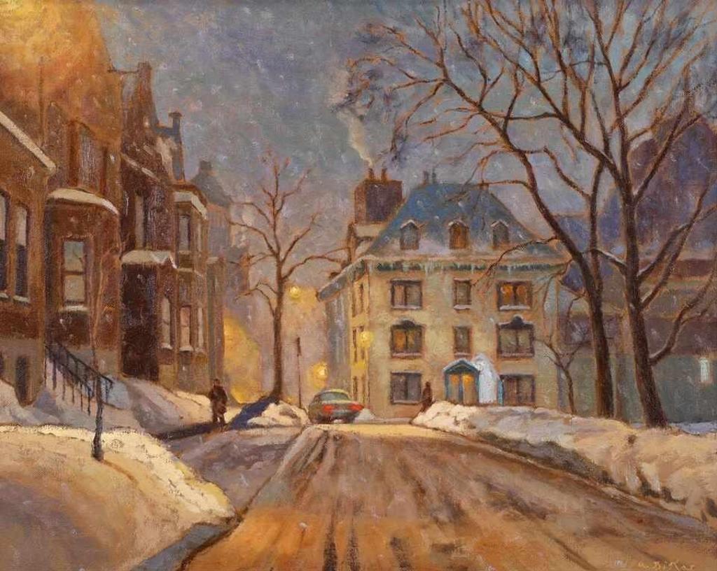 Antoine Bittar (1957) - January Afternoon In Quebec City