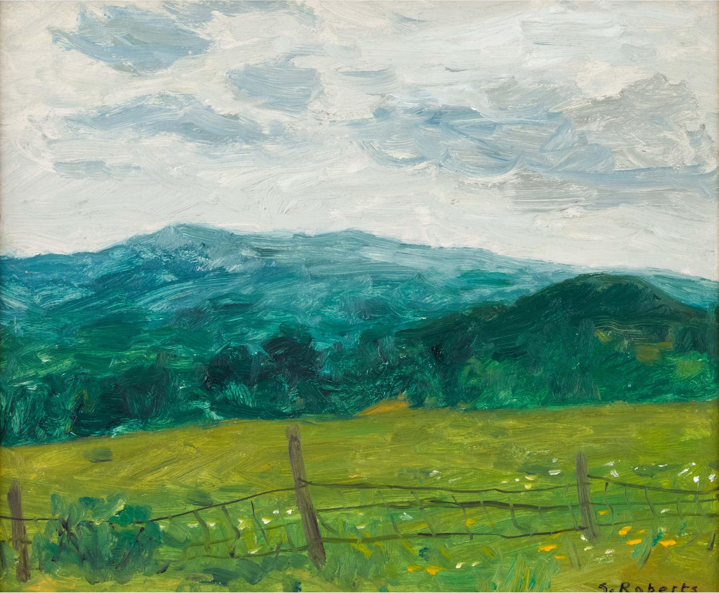 William Goodridge Roberts (1921-2001) - Untitled (Landscape)