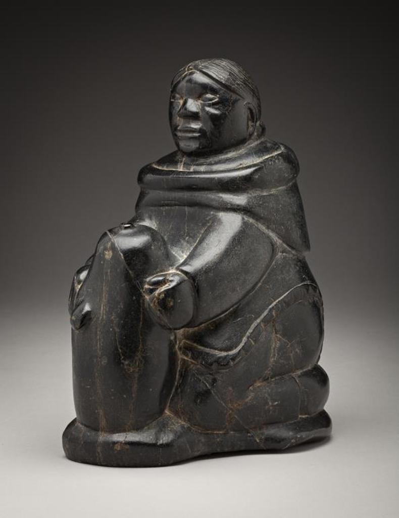 Sarah Meeko Nastapoka (1925) - Kneeling Woman with Avataq