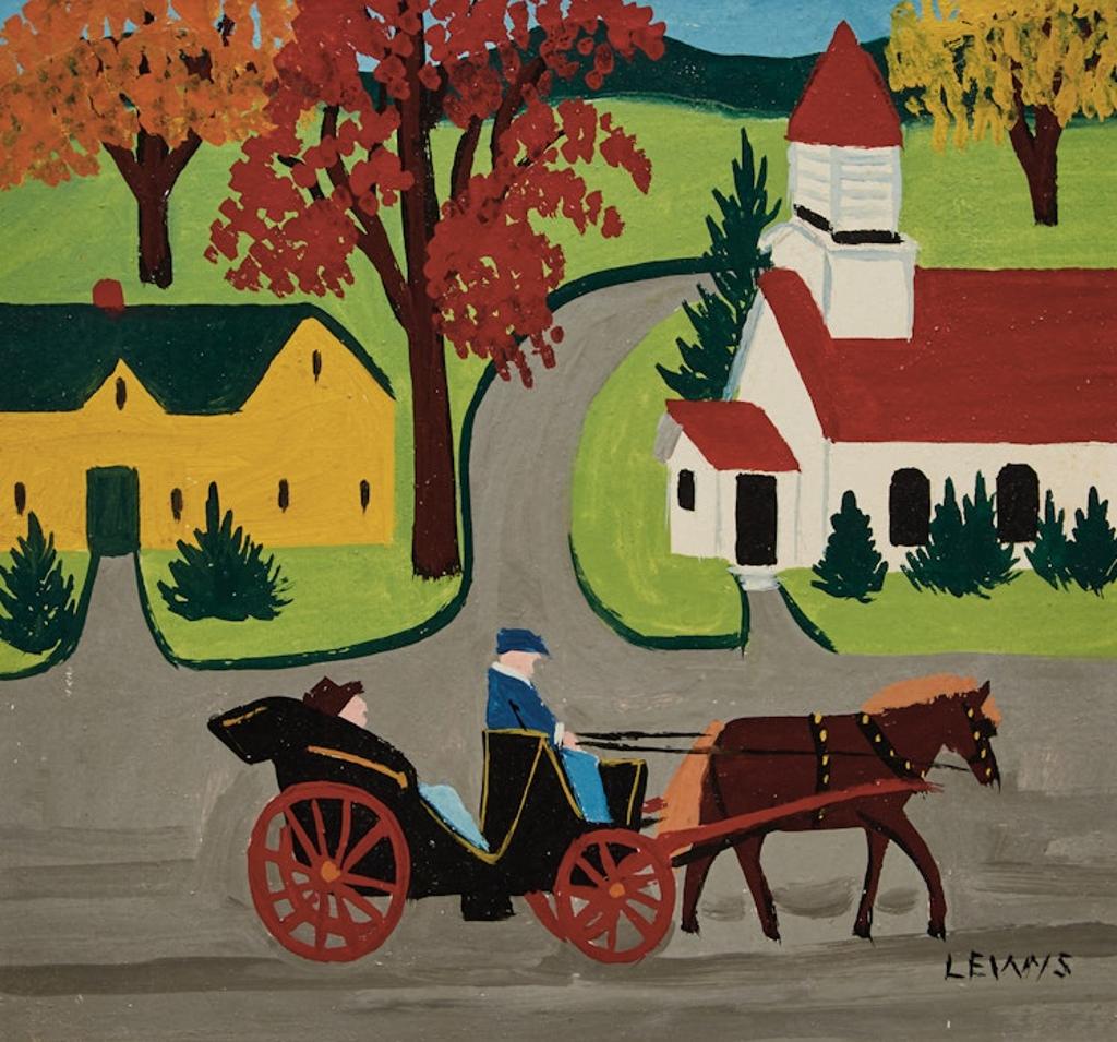 Maud Kathleen Lewis (1903-1970) - Carriage Ride Through Town