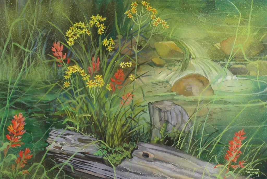 Annora Brown (1899-1987) - Wildflowers