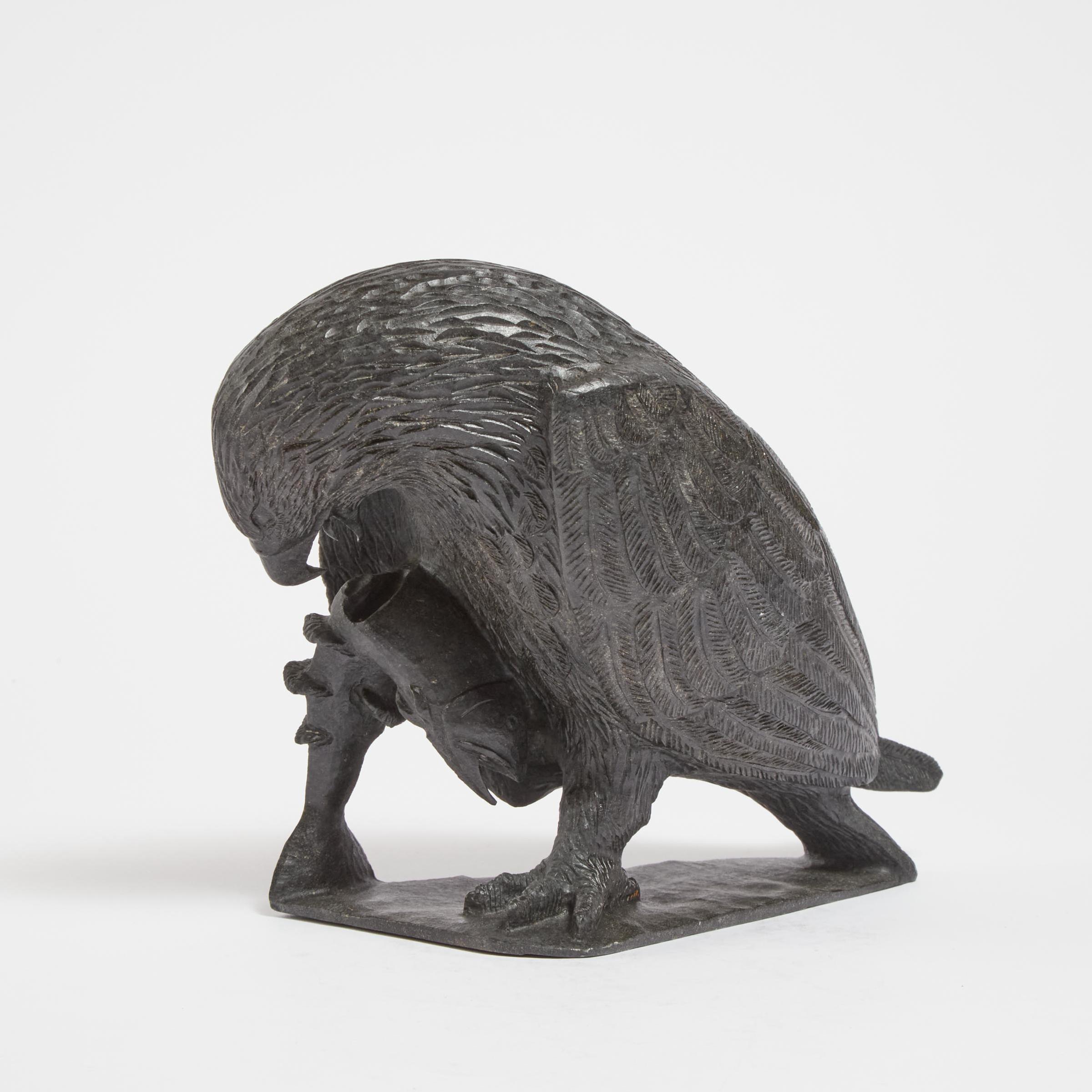 Joe Kidlapik (1965) - Hawk With Catch, 2003