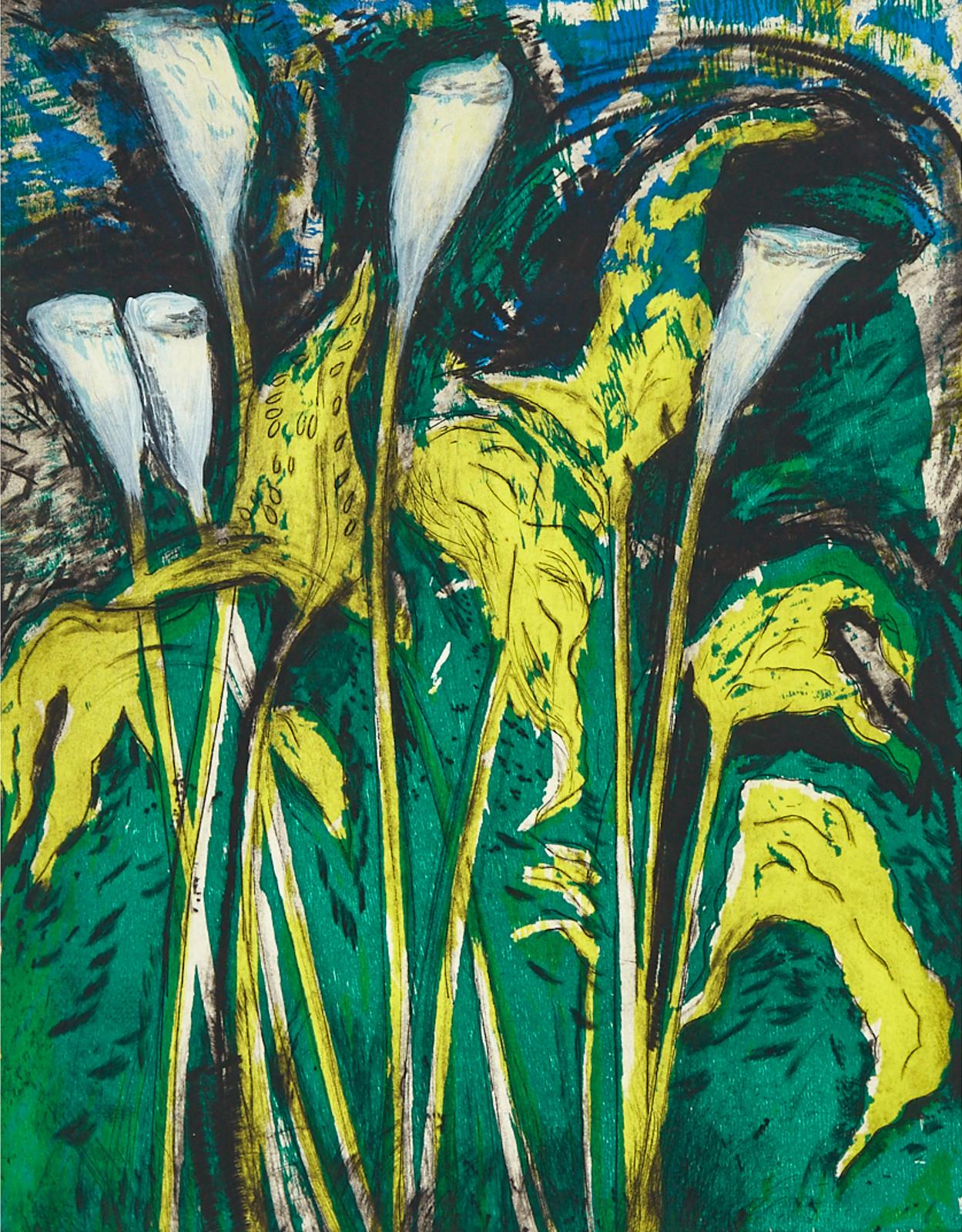 Jim Dine (1935) - Calla Lilies, Verona Iii, 1992