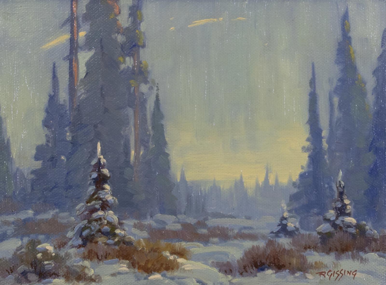Roland Gissing (1895-1967) - Winter Twilight