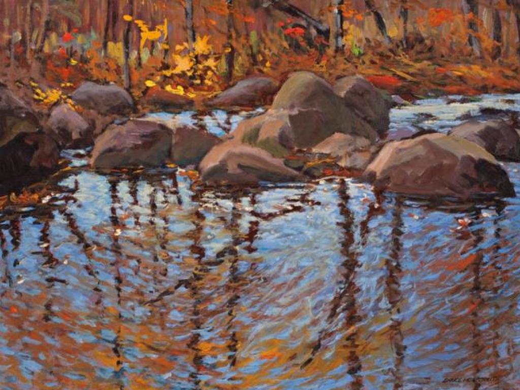 Bruce Allen Heggtveit (1917-2002) - Reflections in the Stream