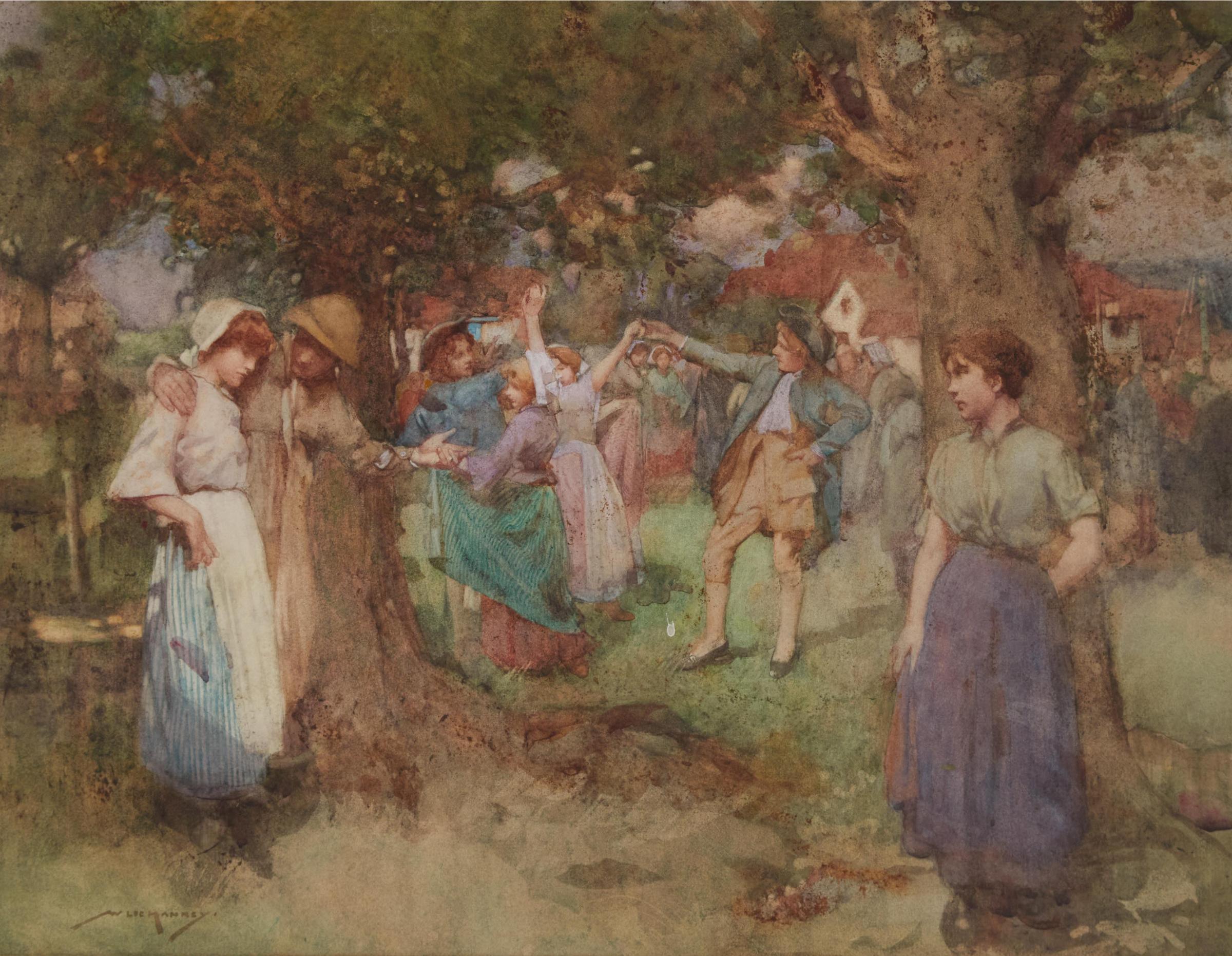 William Lee-Hankey (1869-1952) - Untitled (The Deserted Village)