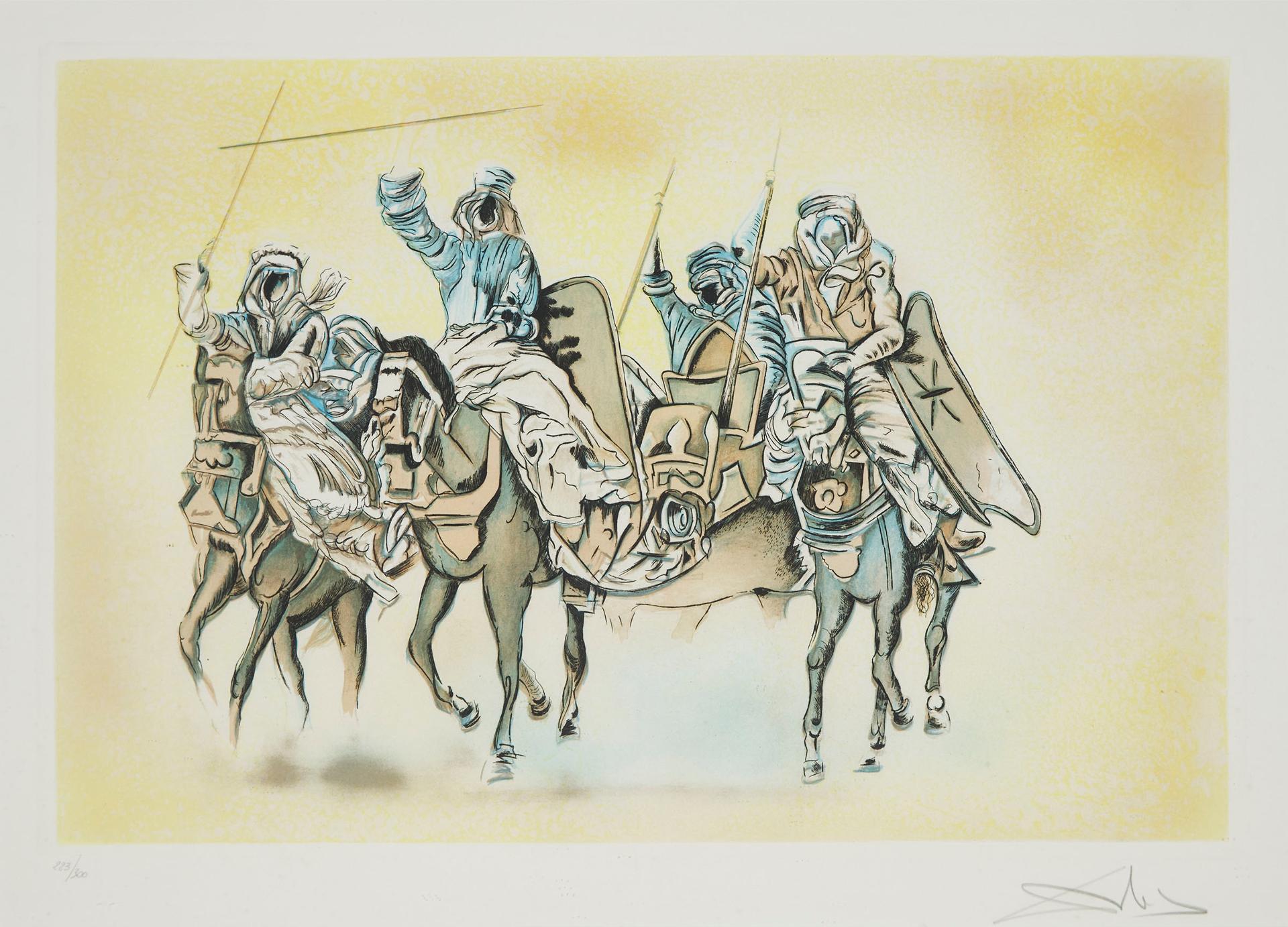 Salvador Dalí (1904-1989) - Study For The Battle Of Tetuan, 1962