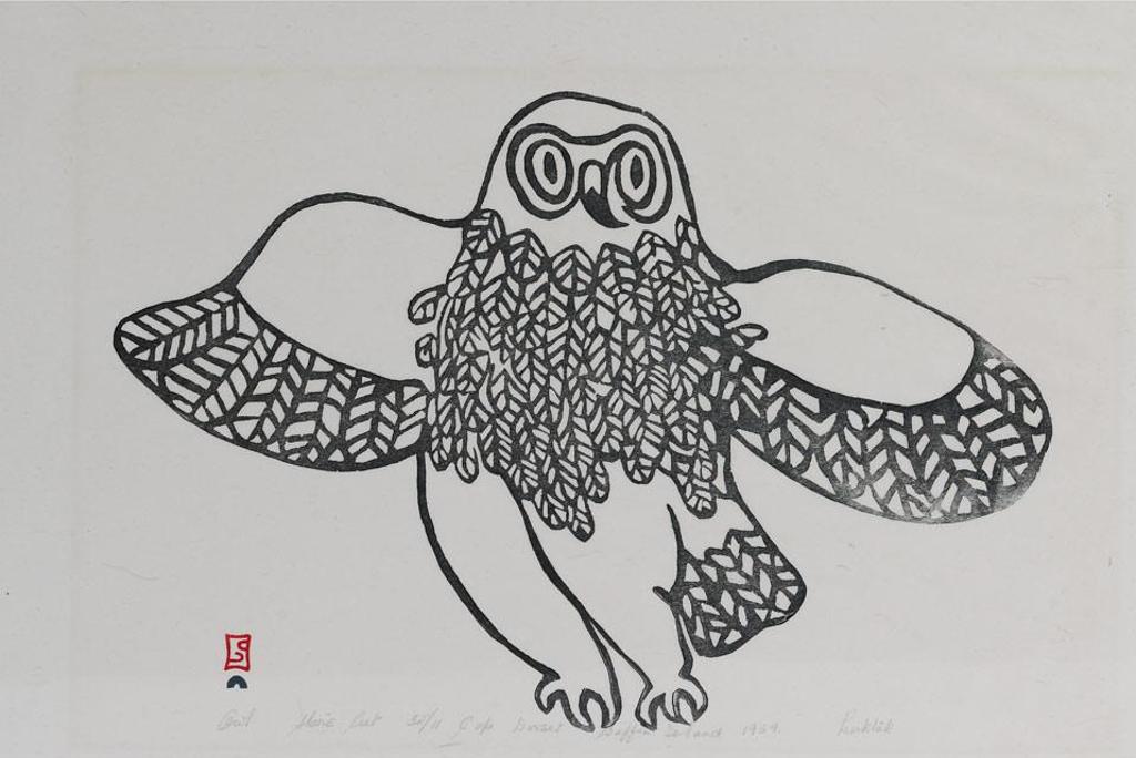Lukta Qiatsuk (1928-2004) - Owl