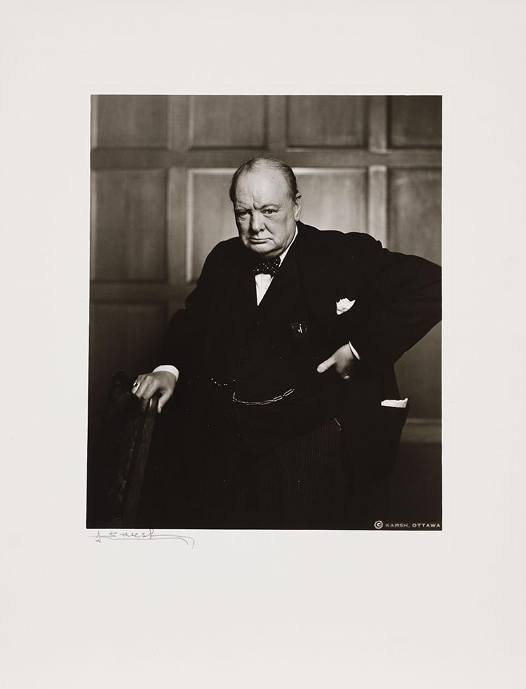 Yousuf Karsh (1908-2002) - Churchill