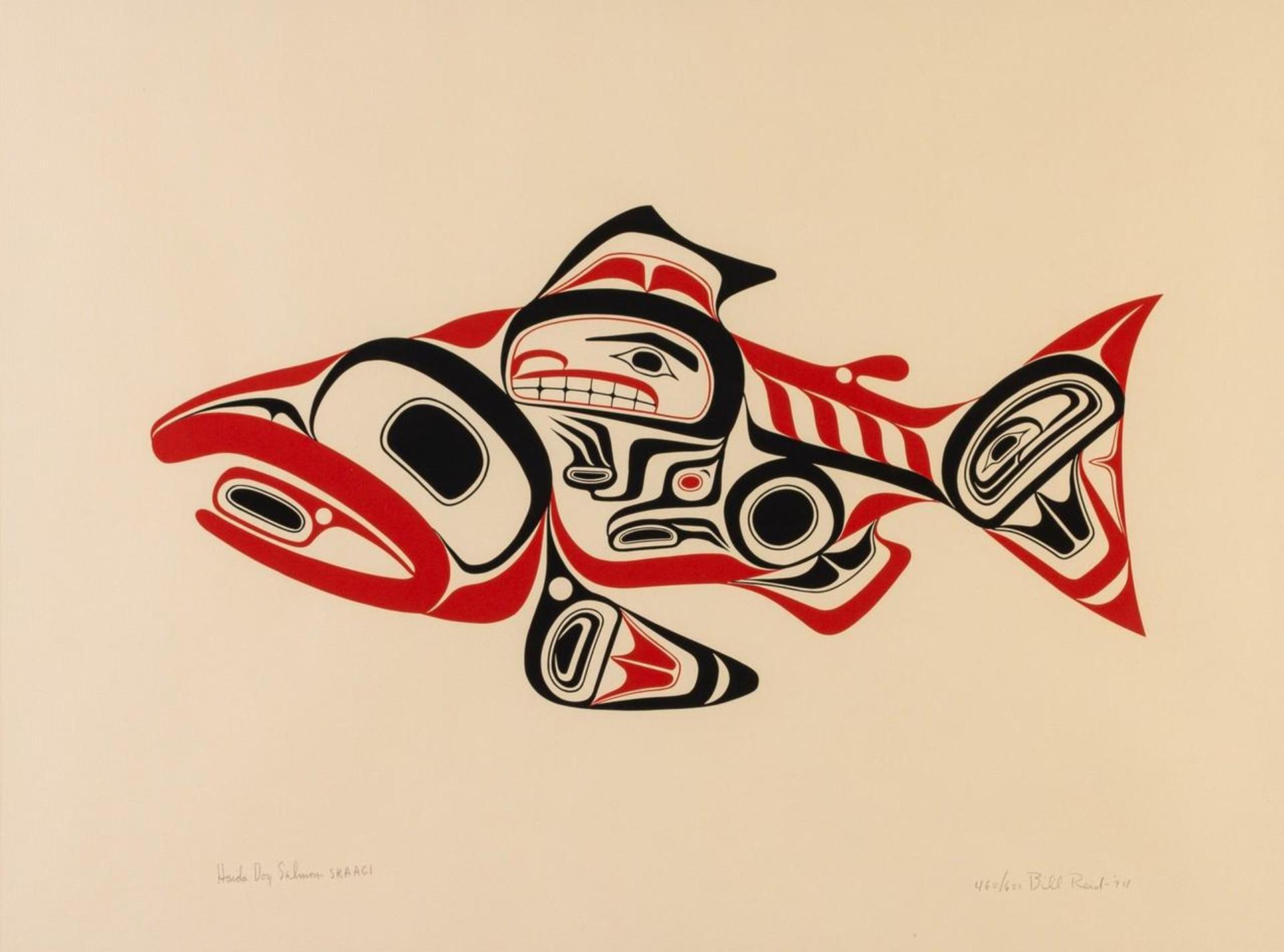 Bill (William) Ronald Reid (1920-1998) - Haida Dog Salmon - Skaagi