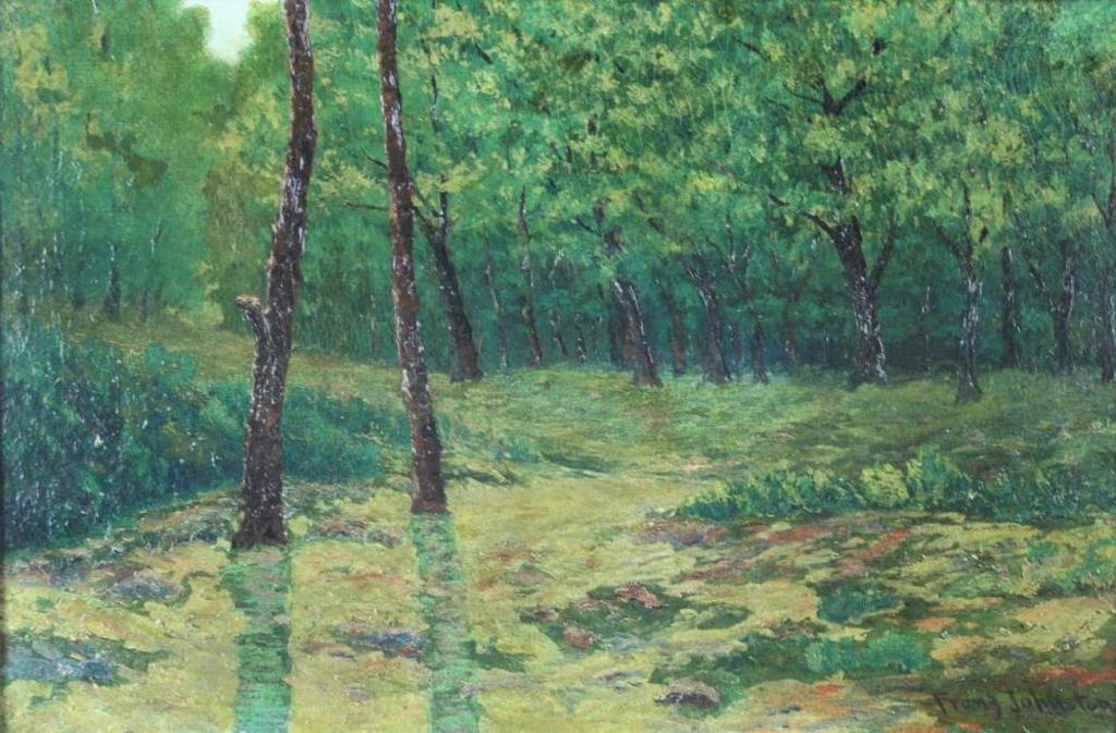 Frank (Franz) Hans Johnston (1888-1949) - Sunlight Through Trees