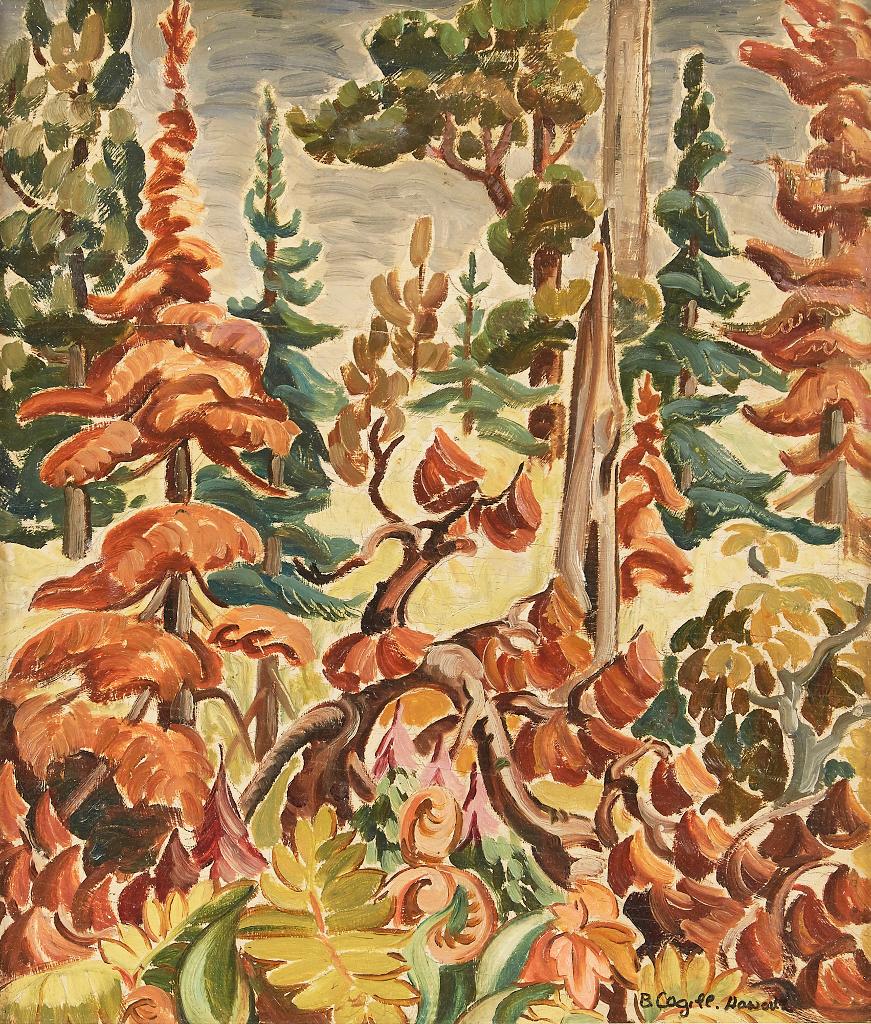 Bobs (Zema Barbara) Cogill Haworth (1900-1988) - Pine Trees - Whitefish Falls, Ont.