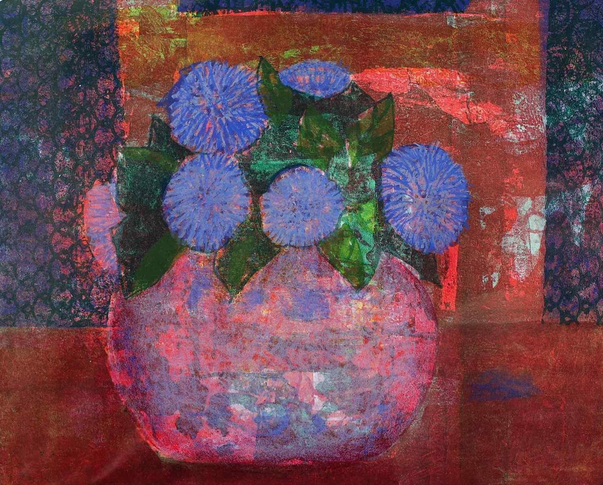 John Harold Thomas Snow (1911-2004) - Blue Flowers