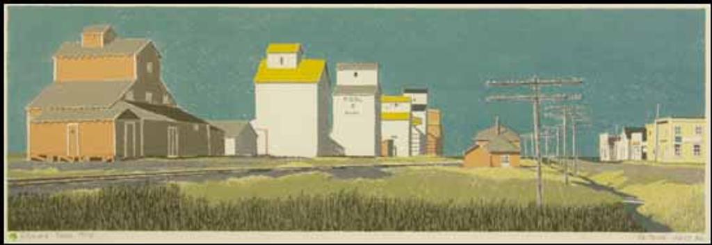 Robert Theodore Kost (1936-2003) - Prairie Town (00130/2013-T531)