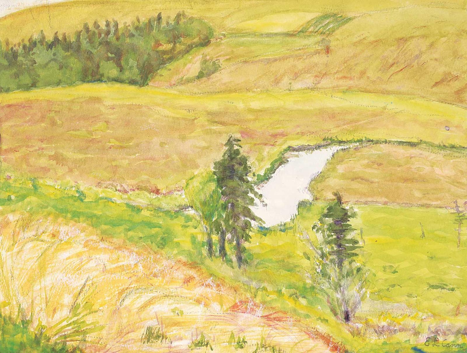 Elizabeth Lovitt Cann - Untitled - Stream in the Meadow