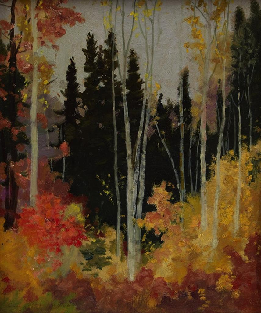 George Agnew Reid (1860-1947) - Autumn Contrast