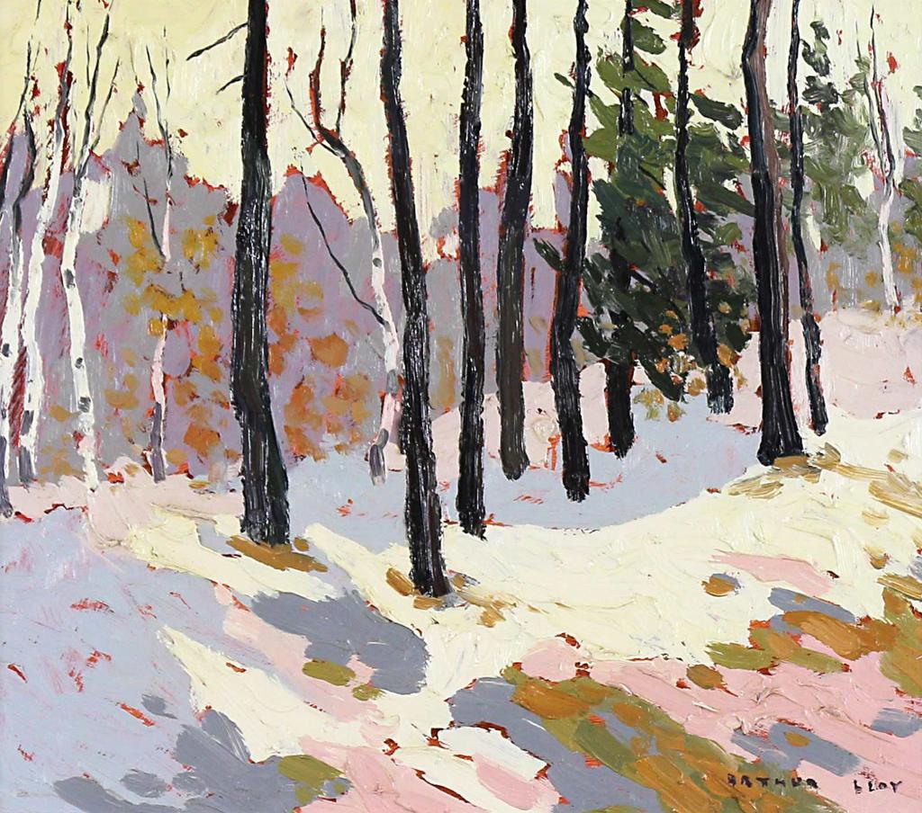 Arthur George Lloy (1929-1986) - Snow In The Woods; 1985