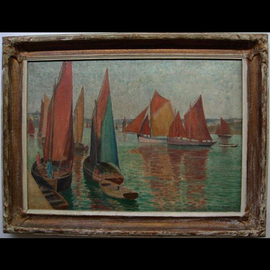Thomas Albert Stone (1897-1978) - Harbour Study