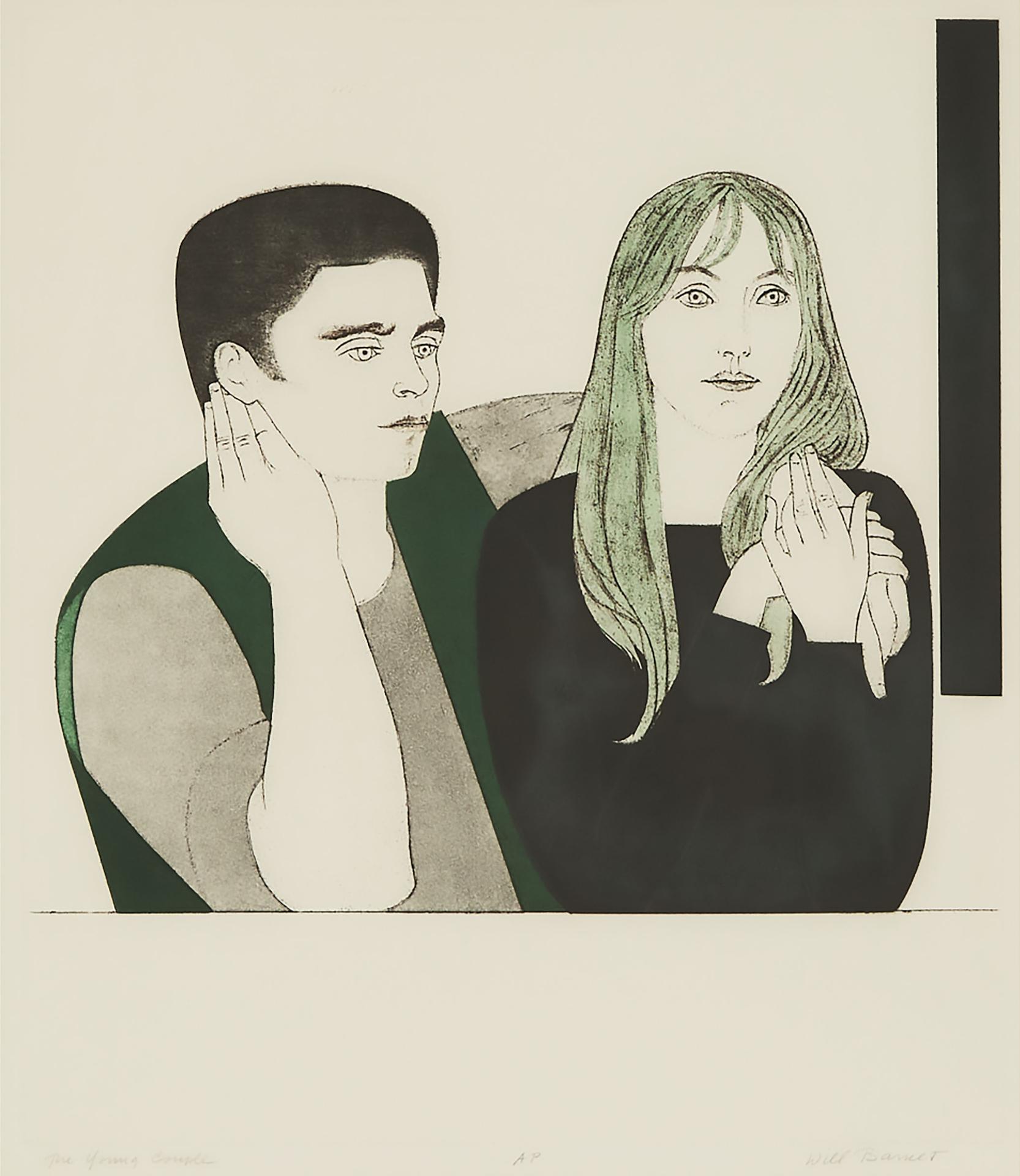 Will Barnett (1918-1992) - The Young Couple, 1971 [cole, 141]