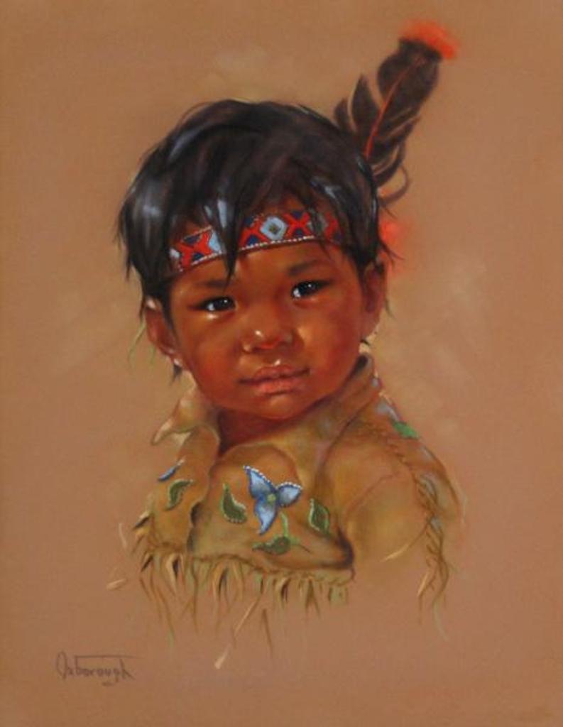 Dorothy Marie Oxborough (1922-2014) - Portrait Of A Young Native Boy