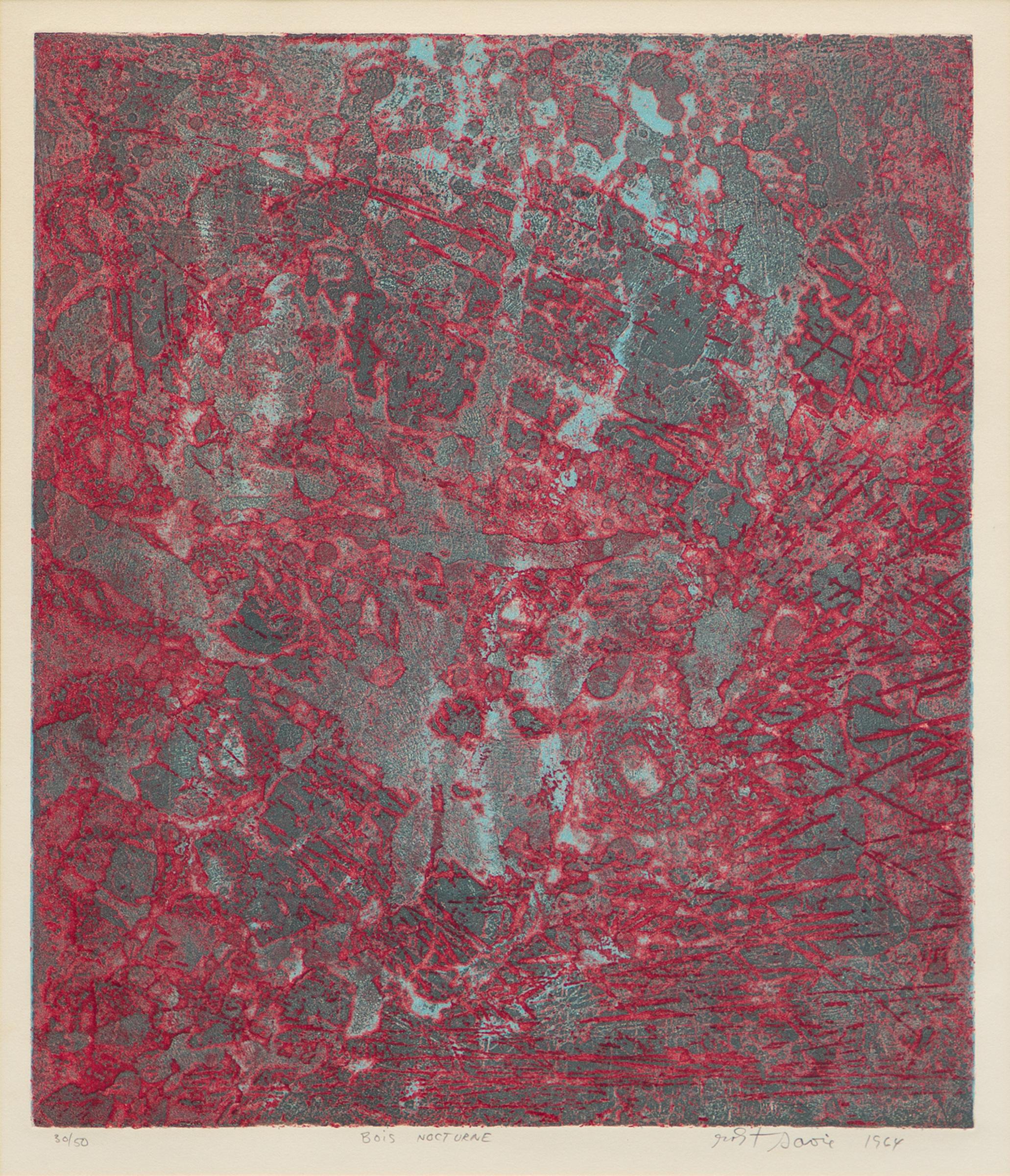 Robert Savoie (1939) - Bois nocturne, 1964