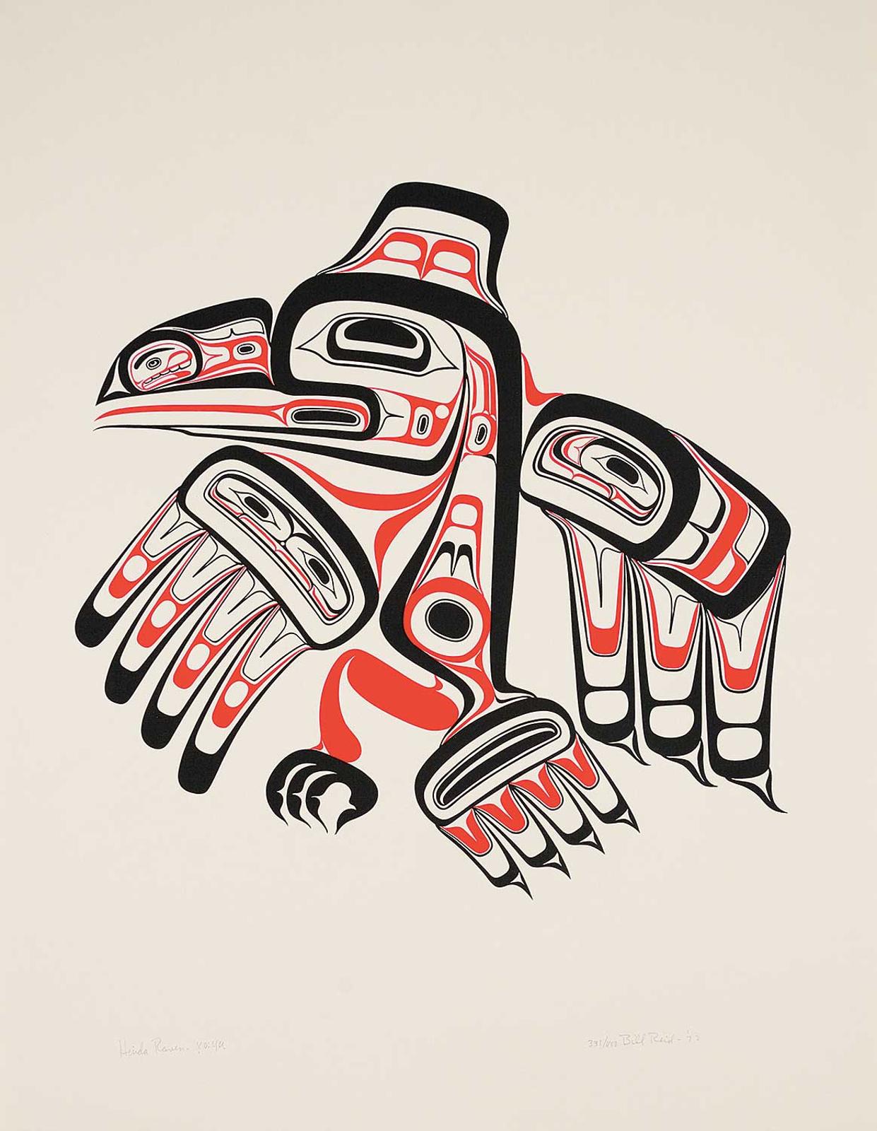Bill (William) Ronald Reid (1920-1998) - Haida Raven #331/450