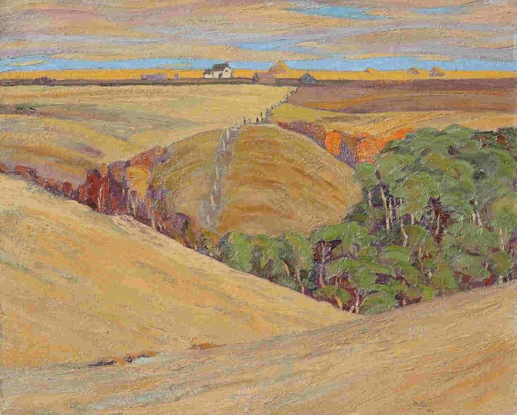 Illingworth Holey (Buck) Kerr (1905-1989) - Across The Coulee; Ca 1947