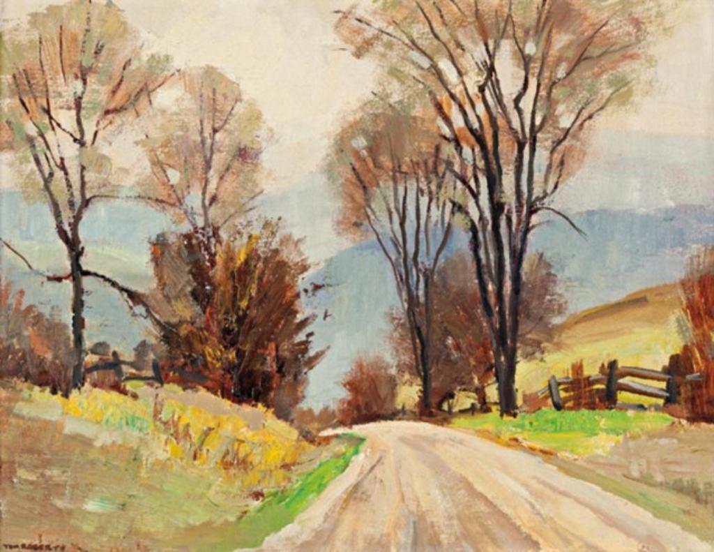 Thomas Keith (Tom) Roberts (1909-1998) - The Valley Road, April